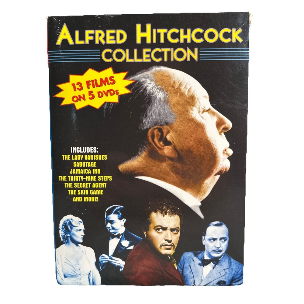 Alfred Hitchcock Collection (DVD, 2005, 5-Disc Set) Complete Vintage Series